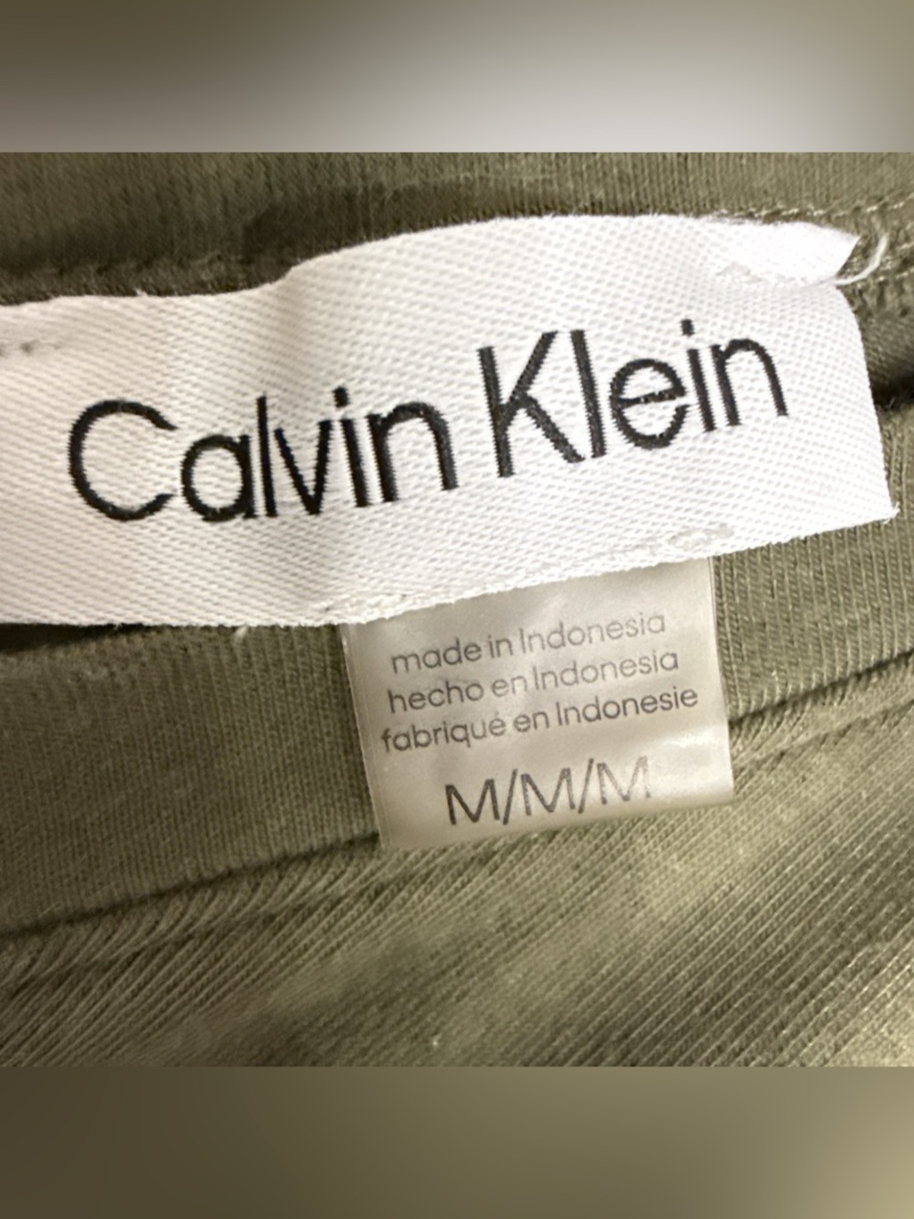 Calvin Klein Women's Olive V-Neck Romper Size Medium - Picture 5 of 6